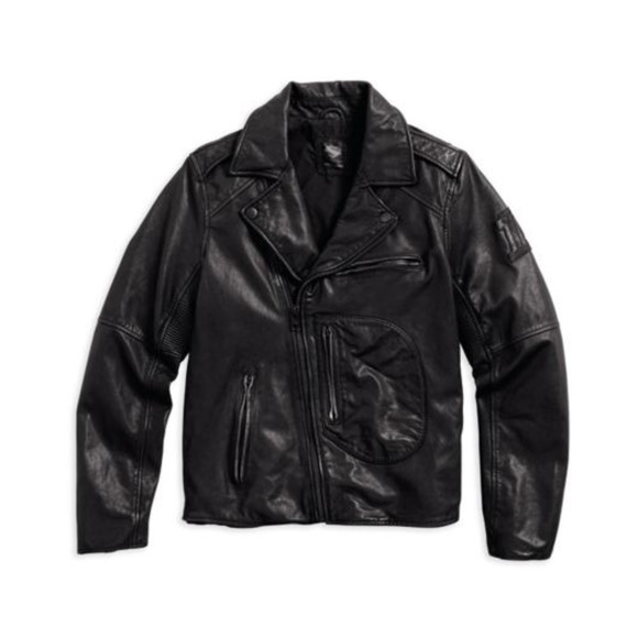 Harley-Davidson Other - NWT Harley Davidson Vintage Leather Fashion Biker Jacket Slim Fit Sz M
